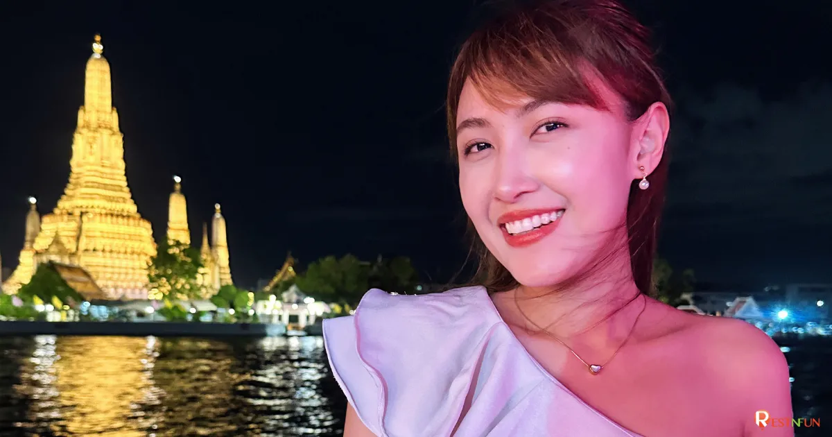 ล่องเรือเมอริเดียน ครูซ 2 ถ่ายภาพกับวัดอรุณราชวราราม